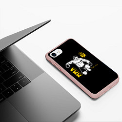 Чехол iPhone 7/8 матовый ММА, цвет: 3D-светло-розовый — фото 2