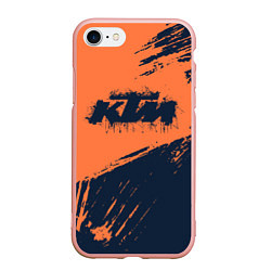 Чехол iPhone 7/8 матовый KTM ГРАНЖ Z, цвет: 3D-светло-розовый