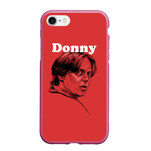 Чехол iPhone 7/8 матовый Donny The Big Lebowski / 3D-Малиновый – фото 1