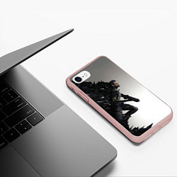 Чехол iPhone 7/8 матовый Jensen Revolution, цвет: 3D-светло-розовый — фото 2