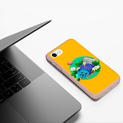 Чехол iPhone 7/8 матовый Милый Гломмер, цвет: 3D-светло-розовый — фото 2