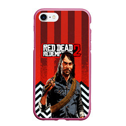 Чехол iPhone 7/8 матовый Бандит дикого запада RDR 2