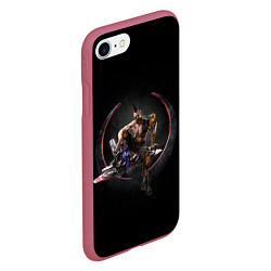 Чехол iPhone 7/8 матовый Anarki, цвет: 3D-малиновый — фото 2