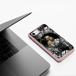 Чехол iPhone 7/8 матовый The Big Lebowski, цвет: 3D-светло-розовый — фото 2