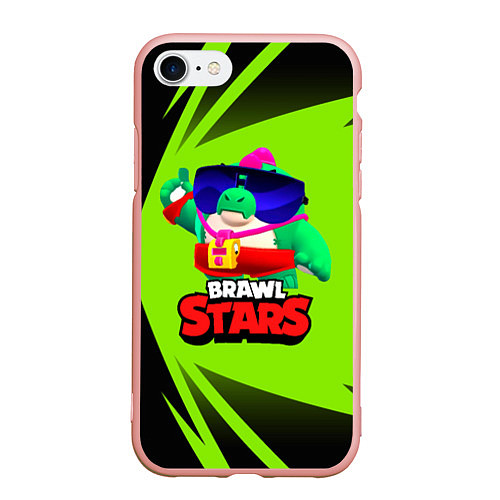 Чехол iPhone 7/8 матовый Базз Buzz Brawl Stars / 3D-Светло-розовый – фото 1