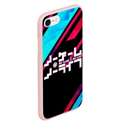 Чехол iPhone 7/8 матовый NO GAME NO LIFE LOGO, цвет: 3D-светло-розовый — фото 2