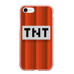 Чехол iPhone 7/8 матовый TNT, цвет: 3D-светло-розовый