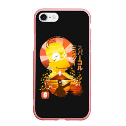 Чехол iPhone 7/8 матовый Гомер в азии, цвет: 3D-баблгам