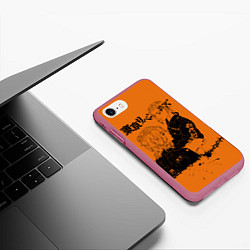 Чехол iPhone 7/8 матовый Токийские мстители ораньжевый, цвет: 3D-малиновый — фото 2