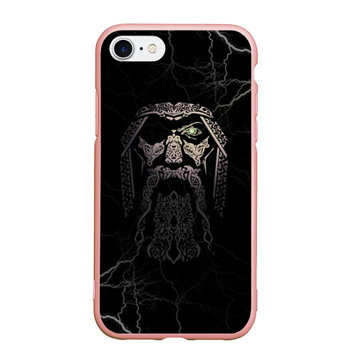 Чехол iPhone 7/8 матовый Odin / 3D-Светло-розовый – фото 1
