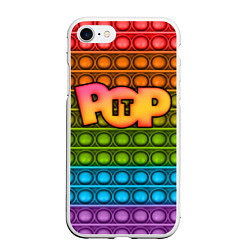 Чехол iPhone 7/8 матовый POP it ПУПЫРКА