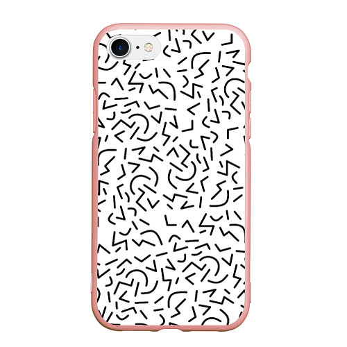 Чехол iPhone 7/8 матовый Cleo / 3D-Светло-розовый – фото 1