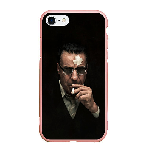 Чехол iPhone 7/8 матовый Линдерманн / 3D-Светло-розовый – фото 1