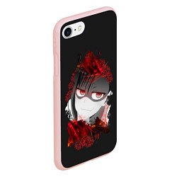 Чехол iPhone 7/8 матовый Bad Girl Nagatoro, цвет: 3D-светло-розовый — фото 2