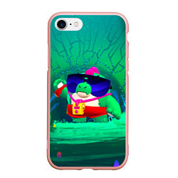 Чехол iPhone 7/8 матовый Базз Buzz Brawl Stars, цвет: 3D-светло-розовый