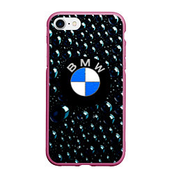 Чехол iPhone 7/8 матовый BMW Collection Storm, цвет: 3D-малиновый