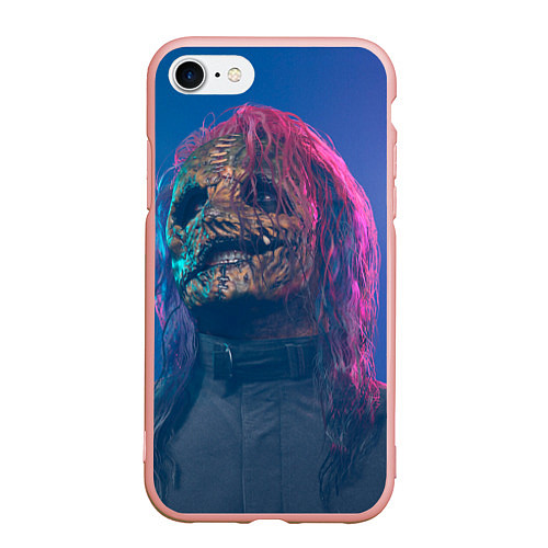 Чехол iPhone 7/8 матовый Corey Taylor / 3D-Светло-розовый – фото 1