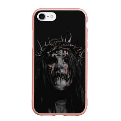 Чехол iPhone 7/8 матовый Joey Jordison, цвет: 3D-светло-розовый