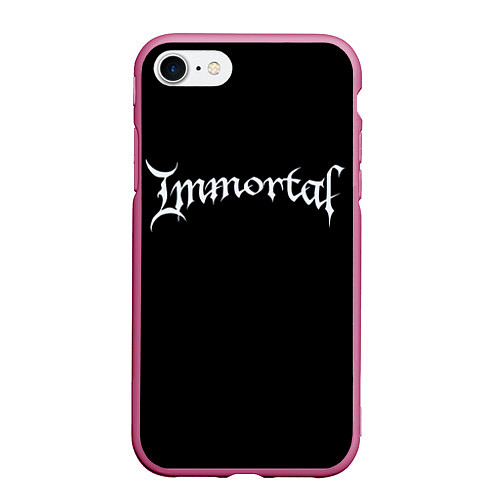 Чехол iPhone 7/8 матовый Immortal / 3D-Малиновый – фото 1