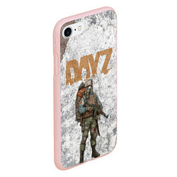 Чехол iPhone 7/8 матовый DAYZ ДЕЙЗИ Z, цвет: 3D-светло-розовый — фото 2