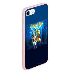 Чехол iPhone 7/8 матовый Король и Шут Бунт на корабле, цвет: 3D-светло-розовый — фото 2