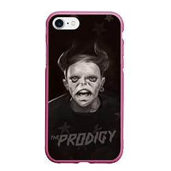 Чехол iPhone 7/8 матовый Keith Flint THE PRODIGY Z, цвет: 3D-малиновый