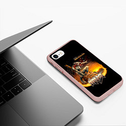 Чехол iPhone 7/8 матовый Ария Штиль, цвет: 3D-светло-розовый — фото 2