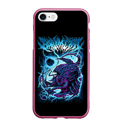 Чехол iPhone 7/8 матовый BabyMetal Monster, цвет: 3D-малиновый