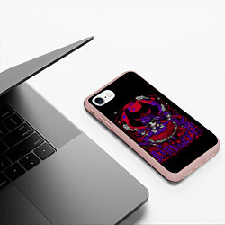 Чехол iPhone 7/8 матовый Trio BabyMetal, цвет: 3D-светло-розовый — фото 2