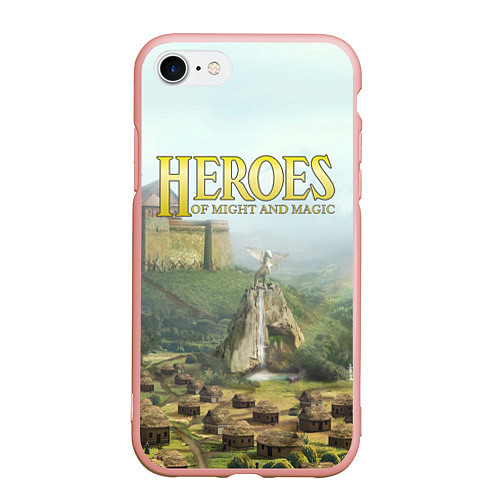 Чехол iPhone 7/8 матовый Оплот Heroes of Might and Magic 3 Z / 3D-Светло-розовый – фото 1