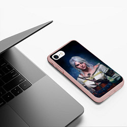 Чехол iPhone 7/8 матовый Ciri, цвет: 3D-светло-розовый — фото 2