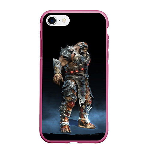 Чехол iPhone 7/8 матовый NPC GEARS OF WAR Z / 3D-Малиновый – фото 1