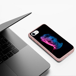 Чехол iPhone 7/8 матовый Young Pharaoh, цвет: 3D-светло-розовый — фото 2