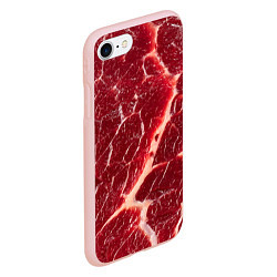 Чехол iPhone 7/8 матовый Мясо на Хэллоуин, цвет: 3D-светло-розовый — фото 2