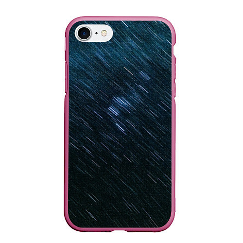Чехол iPhone 7/8 матовый Sky-line / 3D-Малиновый – фото 1