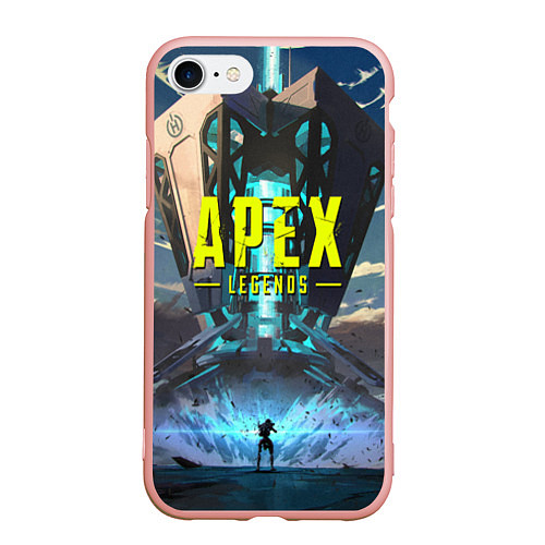 Чехол iPhone 7/8 матовый APEX Legends boom / 3D-Светло-розовый – фото 1