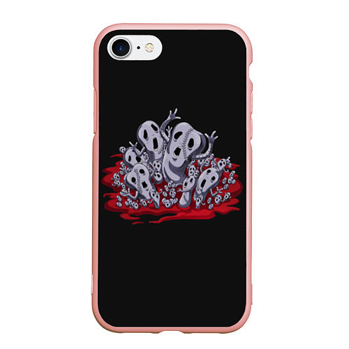 Чехол iPhone 7/8 матовый Metallica Jo Jo / 3D-Светло-розовый – фото 1