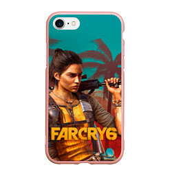 Чехол iPhone 7/8 матовый Far Cry Dani Rojas, цвет: 3D-светло-розовый