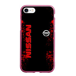 Чехол iPhone 7/8 матовый NISSAN RED