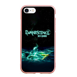 Чехол iPhone 7/8 матовый Evanescence lost in paradise, цвет: 3D-светло-розовый