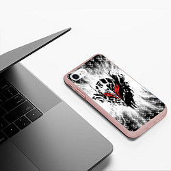 Чехол iPhone 7/8 матовый Берсерк Berserk, цвет: 3D-светло-розовый — фото 2