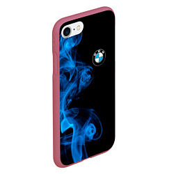 Чехол iPhone 7/8 матовый BMW Дым, цвет: 3D-малиновый — фото 2