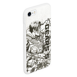 Чехол iPhone 7/8 матовый Gears 5 Gears of War - Кейт Диаз, цвет: 3D-белый — фото 2