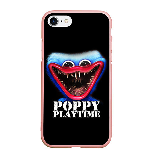 Чехол iPhone 7/8 матовый Poppy Playtime / 3D-Светло-розовый – фото 1
