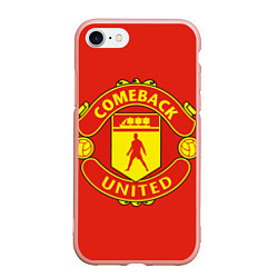 Чехол iPhone 7/8 матовый Камбек Юнайтед это Манчестер юнайтед