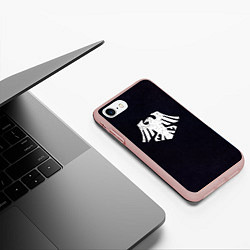 Чехол iPhone 7/8 матовый Гвардия Ворона цвет 19 легиона, цвет: 3D-светло-розовый — фото 2