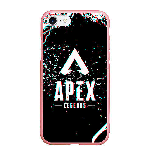 Чехол iPhone 7/8 матовый APEX LEGENDS GLITCH / 3D-Баблгам – фото 1