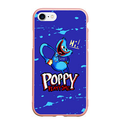 Чехол iPhone 7/8 матовый Poppy Playtime, цвет: 3D-светло-розовый