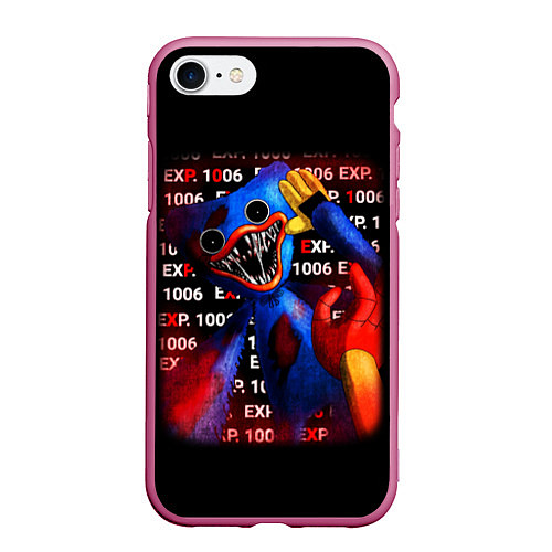 Чехол iPhone 7/8 матовый Poppy Playtime: Numbers / 3D-Малиновый – фото 1