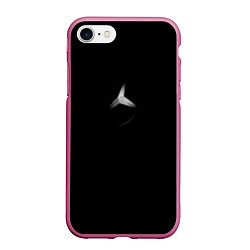 Чехол iPhone 7/8 матовый Silver Star Style, цвет: 3D-малиновый